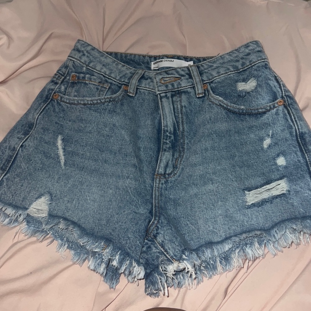 Garage denim shorts